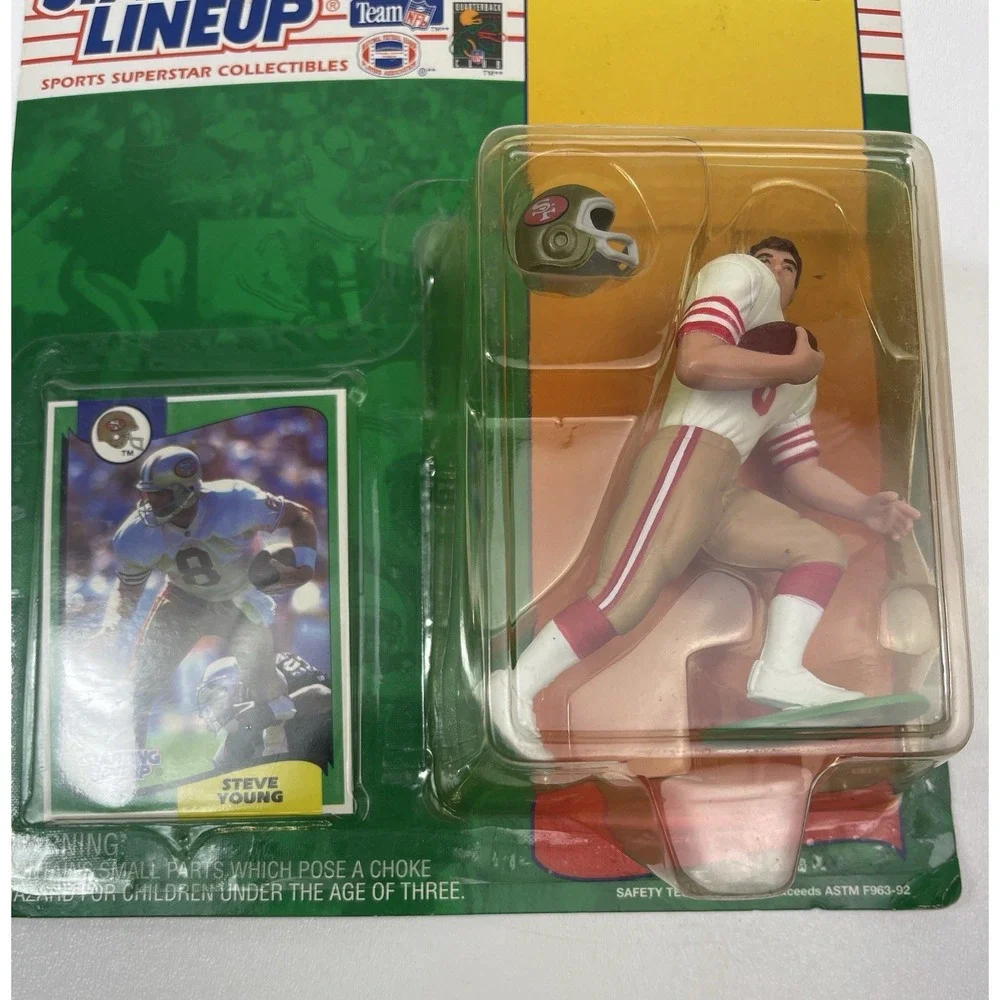 1994 Starting Lineup STEVE YOUNG Football Figure and Card NFL